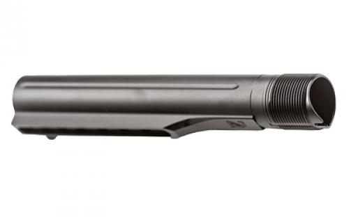 2A Armament Buffer Tube, Mil-Spec, Fits AR10 Rifles, Billet Machined, 8 Position, Carbine Length,  Anodized Black Finish 2A-BTU8-1