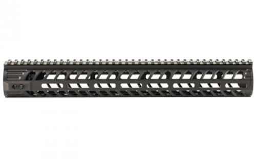 2A Armament 15" Handguard, 7075 Al Barrel Nut, 6061 Extrusion, 308WIN, DPMS High Standard, Threads Fit 1 7/16"-16 UN-3A, Anodized Black Finish 2A-XRSC-15