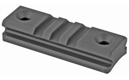 Accu-Tac Picatinny Rail Mount, Anodized Finish, Black Color, 48MM Bolt Span to mount to Rifle Stock PRM-100