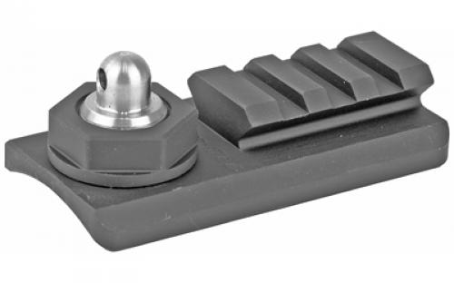 Accu-Tac Sling Stud Rail Adapter, Anodized Finish, Black Color, Allows Accu-Tac Bipod to mount to Sling Stud SSRA-200