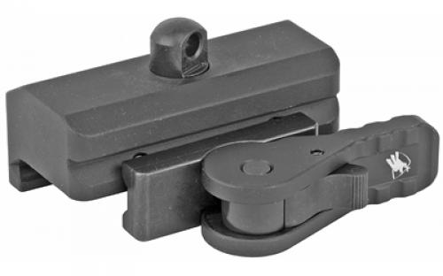 American Defense Mfg. Mount, Picatinny, For Harris Bipod, Quick Release, Black AD-BP-STD