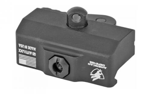 American Defense Mfg. Mount, Picatinny, For Harris Bipod, Quick Release, Black AD-BP-STD