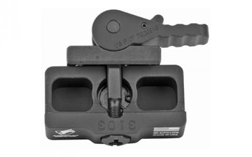 American Defense Mfg. Mount, Picatinny, For Harris Bipod, Quick Release, Black AD-BP-STD