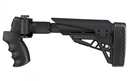 ATI Outdoors TactLite, Stock, Fits Most Maverick 88, Mossberg 500/535/590/835, Remington 870, American Tactical MB3, and Winchester 1200/1300 12 GA Pump-Shotguns, 12 Gauge, Adjustable Side Folding Shotgun Stock with Scorpion Recoil System, Black Finish B.1.10.1135