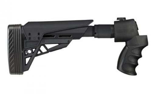 ATI Outdoors TactLite, Stock, Fits Most Maverick 88, Mossberg 500/535/590/835, Remington 870, American Tactical MB3, and Winchester 1200/1300 12 GA Pump-Shotguns, 12 Gauge, Adjustable Side Folding Shotgun Stock with Scorpion Recoil System, Black Finish B.1.10.1135