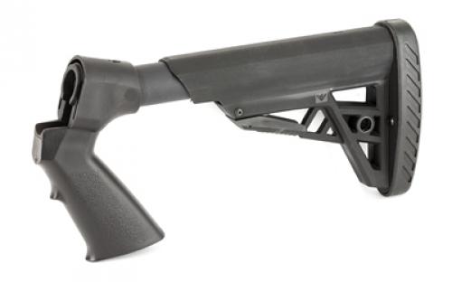 ATI Outdoors TactLite, Stock, Fits Mossberg/Winchester/Remington 12 Gauge, Adjustable Shotgun Stock with Scorpion Recoil Pad, Black Finish B.1.10.2000