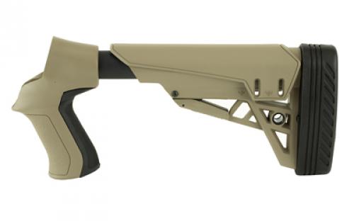 ATI Outdoors Shotgun Stock, Fits Mossberg/Winchester/Remington 12 Gauge, Adjustable, Side-Folding, X2 Recoil Reducing Butt-Pad, Flat Dark Earth B.1.20.2007