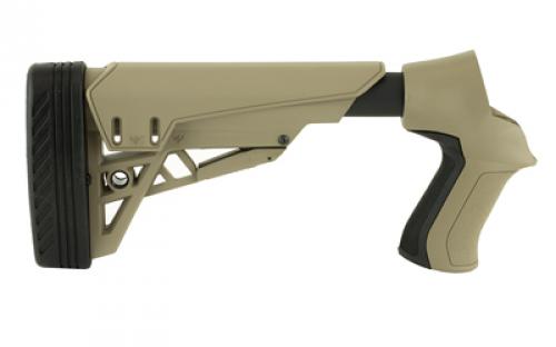 ATI Outdoors Shotgun Stock, Fits Mossberg/Winchester/Remington 12 Gauge, Adjustable, Side-Folding, X2 Recoil Reducing Butt-Pad, Flat Dark Earth B.1.20.2007