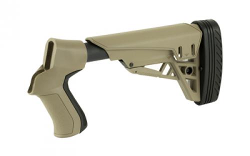 ATI Outdoors Shotgun Stock, Fits Mossberg/Winchester/Remington 12 Gauge, Adjustable, Side-Folding, X2 Recoil Reducing Butt-Pad, Flat Dark Earth B.1.20.2007