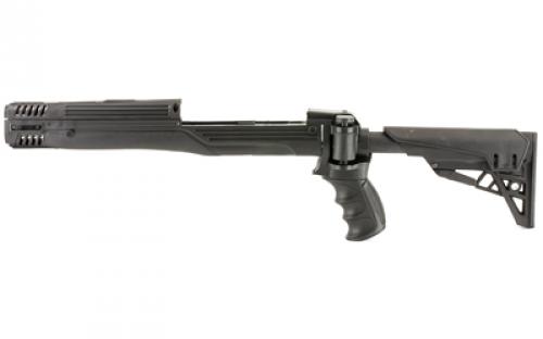ATI Outdoors TactLite, Stock, Fits Ruger Mini 14, Six Position Adjustable Side Folding Stock w/ Scorpion Recoil System, Black Finish B.2.10.1210