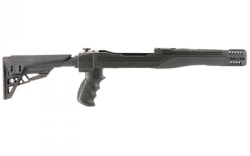 ATI Outdoors TactLite, Stock, Fits Ruger 10/22, 6 Position Adjustable Side Folding Stock w/ Cheekrest & Scorpion Recoil System, Black Finish B.2.10.1216