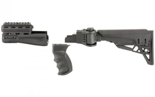 ATI Outdoors TactLite, Stock, Fits AK-47, Scorpion Butt Pad, Side Folder Stock, Pistol Grip, Forend, Scorpion Recoil System, Black Finish B.2.10.1250