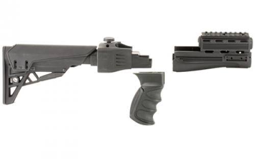 ATI Outdoors TactLite, Stock, Fits AK-47, Scorpion Butt Pad, Side Folder Stock, Pistol Grip, Forend, Scorpion Recoil System, Black Finish B.2.10.1250