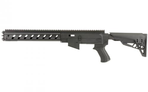 ATI Outdoors TactLite, Stock System, Fits Ruger 10/22, AR-15 Replicate Polymer Receiver, Aluminum 6-sided forend and Six Position Adjustable Stock, Black Finish B.2.10.2210