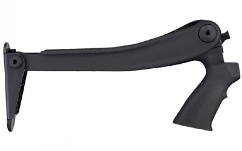 ATI Outdoors Stock, Fits Mossberg/Winchester/Remington, 12 & 20 Gauge, Top Folder, Black TFS0600