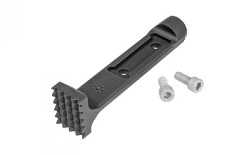 Arisaka Defense Rail Slider, Barricade Stop, ARMS 17S Pattern, Fits Arisaka Rail Slider, Anodized Finish, Black RS-BARRICADE