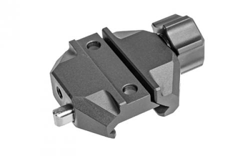 Arisaka Defense Rail Slider, Bipod Mount, ARMS 17S Pattern, Fits Picatinny, Anodized Finish, Black RS-BASE