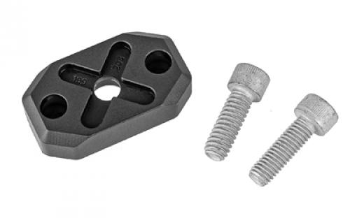 Arisaka Defense Rail Slider, Ball Head Adapter, Multi, For Arisaka Rail Slider, Fits Multiple Tripod Ball Heads, Anodized Finish, Black RS-BH-MULTI