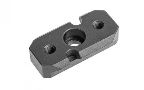 Arisaka Defense Rail Slider, LRF/Spotter Adapter, Fits 1/4x20 Threaded Accessories, Anodized Finish, Black RS-LRFSPOT