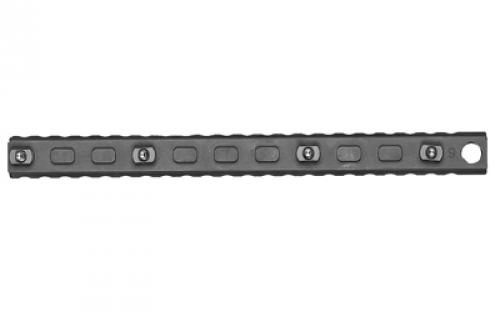 Arisaka Defense Rail Slider, Picatinny Rail M-Lok, 6 Slot, Fits M-LOK, Integrated QD Mount, Anodized Finish, Black RS-RAIL-6M