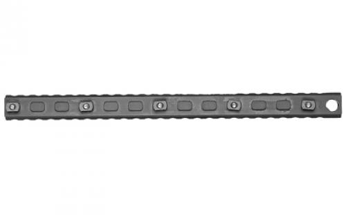 Arisaka Defense Rail Slider, Picatinny Rail M-Lok, 7 Slot, Fits M-LOK, Integrated QD Mount, Anodized Finish, Black RS-RAIL-7M
