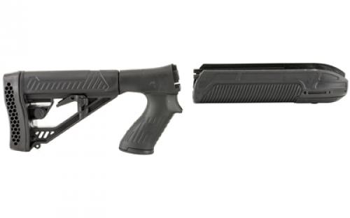 Adaptive Tactical EX Performance Stock Kit, Fits Remington 870 12 Gauge, Forend and M4 Style Stock, Black AT-02000