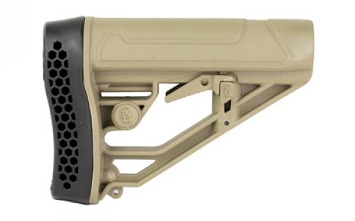 Adaptive Tactical EX Performance Stock, Fits AR Rifles, Flat Dark Earth AT-02012-E