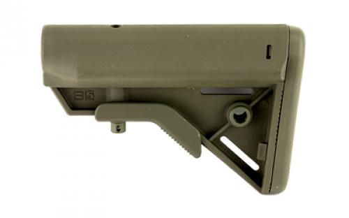 B5 Systems BRAVO Stock, Mil Spec, Quick Detach Mount, OD Green BRV-1104