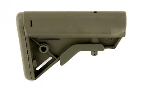 B5 Systems BRAVO Stock, Mil Spec, Quick Detach Mount, OD Green BRV-1104