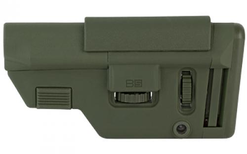 B5 Systems Collapsible Precision Stock, OD Green, Medium Length Cheek Riser CPS-1308
