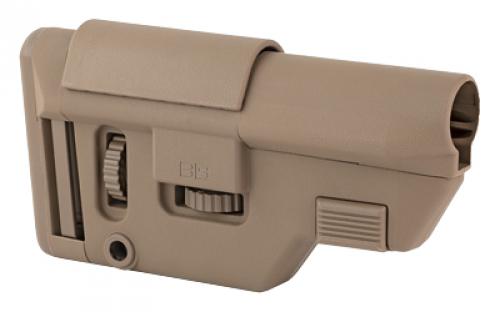 B5 Systems Collapsible Precision Stock, Flat Dark Earth, Short Length Cheek Riser CPS-1401