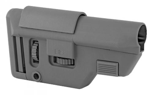 B5 Systems Collapsible Precision Stock, Gray, Short Length Cheek Riser CPS-1405