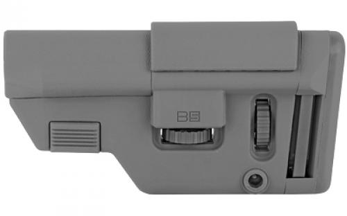B5 Systems Collapsible Precision Stock, Gray, Short Length Cheek Riser CPS-1405