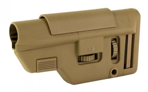 B5 Systems Collapsible Precision Stock, Coyote Brown, Long Length Cheek Riser CPS-1414
