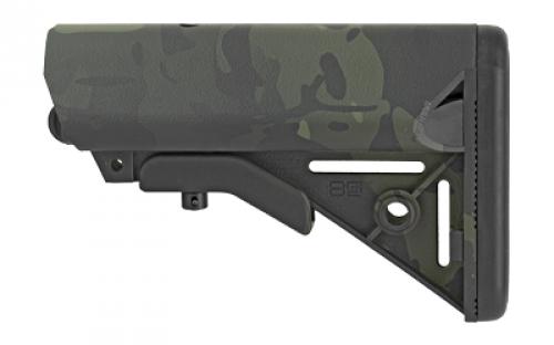 B5 Systems SOPMOD Stock, MultiCam Black, w/ Quick Detach Mount, Double the resin and glass of prior SOPMOD stock, makes this stock 2-3 times stronger., Mil Spec SOP-1422