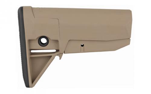 Bravo Company BCMGUNFIGHTER Mod 0 Adjustable Stock, Fits Mil Spec Buffer Tube, Flat Dark Earth BCM-GFS-MOD-0-FDE