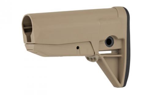 Bravo Company BCMGUNFIGHTER Mod 0 Adjustable Stock, Fits Mil Spec Buffer Tube, Flat Dark Earth BCM-GFS-MOD-0-FDE