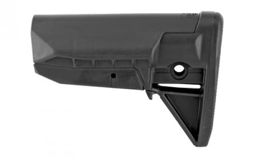 Bravo Company BCMGUNFIGHTER Mod 0 Stock, SOPMod (Widebody), Fits Mil-Spec Buffer Tube, Black BCM-GFS-MOD0-SPMD-BLK