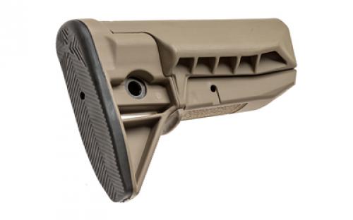 Bravo Company BCMGUNFIGHTER Mod 0 Stock, SOPMod (Widebody), Fits Mil-Spec Buffer Tube, Flat Dark Earth BCM-GFS-MOD0-SPMD-FDE