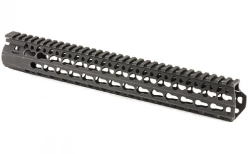 Bravo Company 13" ALPHA Keymod Rail, Fits AR Rifles, Aluminum Alloy, Includes BCM KeyMod Sling Mount and a BCM KeyMod Nylon Rail, Black BCM-KMR-A13-556-BLK