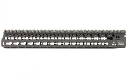 Bravo Company 13" ALPHA Keymod Rail, Fits AR Rifles, Aluminum Alloy, Includes BCM KeyMod Sling Mount and a BCM KeyMod Nylon Rail, Black BCM-KMR-A13-556-BLK
