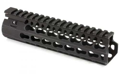 Bravo Company 7" ALPHA Keymod Rail, Fits AR Rifles, Aluminum Alloy, Includes BCM KeyMod Sling Mount and a BCM KeyMod Nylon Rail, Black BCM-KMR-A7-556-BLK