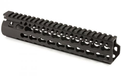Bravo Company 9" ALPHA Keymod Rail, Fits AR Rifles, Aluminum Alloy, Includes BCM KeyMod Sling Mount and a BCM KeyMod Nylon Rail, Black BCM-KMR-A9-556-BLK