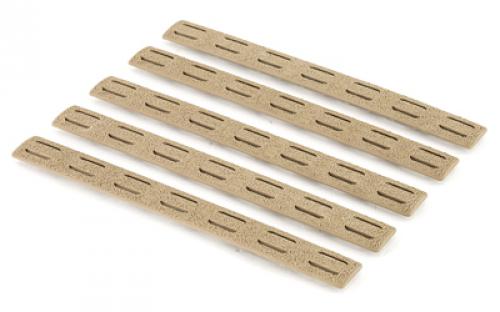 Bravo Company 5.5 KeyMod Rail Panel Kit, 5 Pack, Flat Dark Earth BCM-KMR-RP-FDE-5