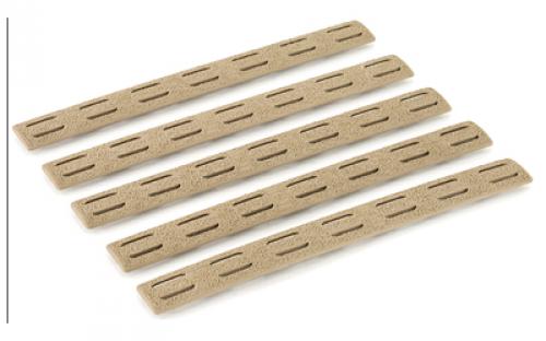 Bravo Company 5.5" KeyMod Rail Panel Kit, 5 Pack, Flat Dark Earth BCM-KMR-RP-FDE-5