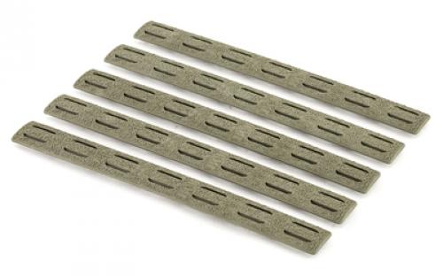 Bravo Company 5.5" KeyMod Rail Panel Kit, 5 Pack, Foliage Green BCM-KMR-RP-FG-5