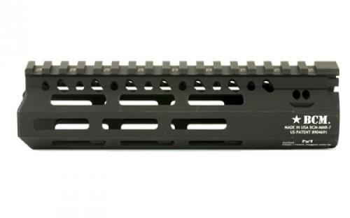 Bravo Company 7" MLOK Compatible Modular Rail (MCMR), For AR Rifles, Black BCM-MCMR-7-556-BLK