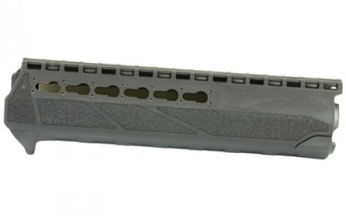 Bravo Company BCMGUNFIGHTER, Polymer KeyMod Rail (PKMR), Mid Length, Fits AR Rifles, Fits Mid Length Gas Systems With Mil Spec Front Sight Base and Triangle M16 Style Hand Guard Retaining Cap, Black BCM-PKMR-MID-BLK