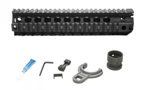 Bravo Company Quad Rail, Picatinny Rail, Fits AR Rifles, 10, Black BCM-QRF-10-556-BLK