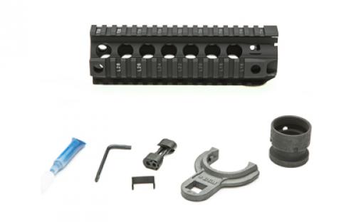 Bravo Company Quad Rail, Picatinny Rail, Fits AR Rifles, 7, Black BCM-QRF-7-556-BLK